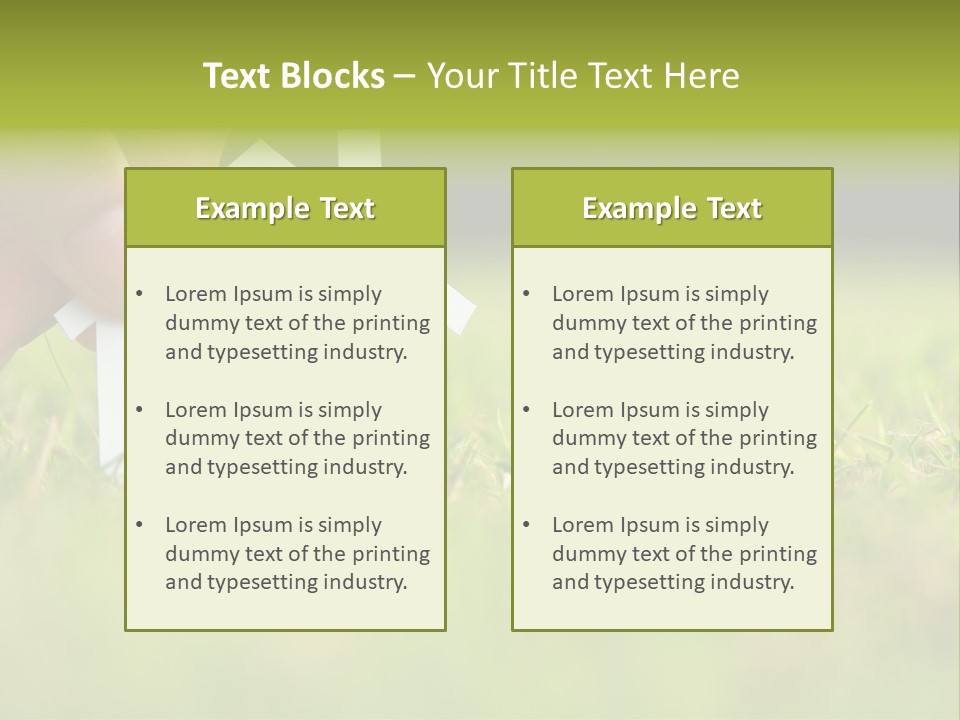 Architecture Investment Garden PowerPoint Template