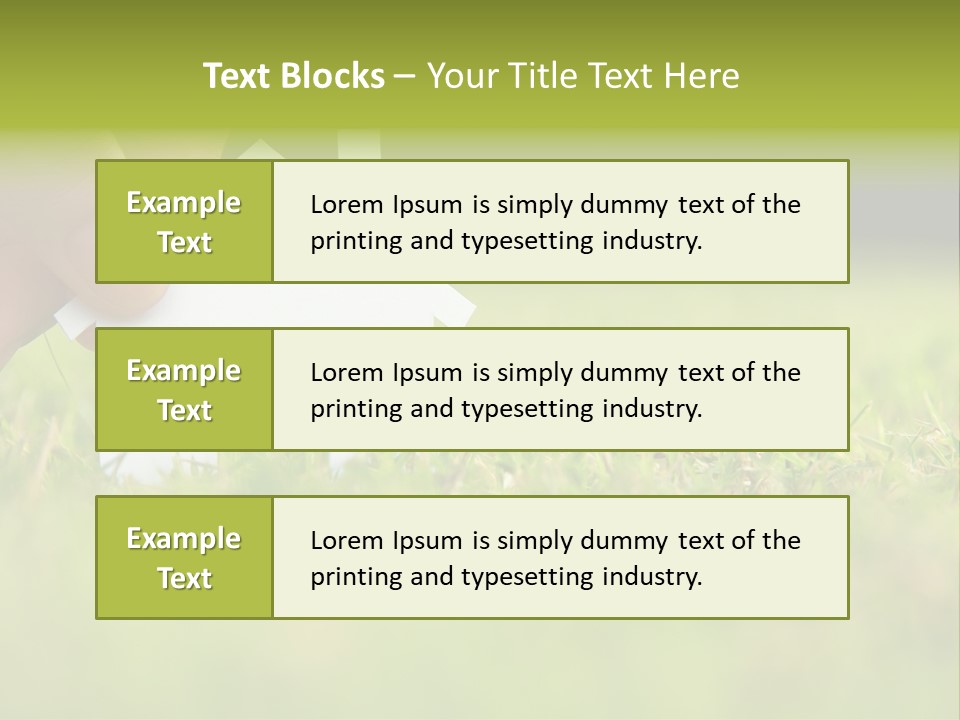 Architecture Investment Garden PowerPoint Template