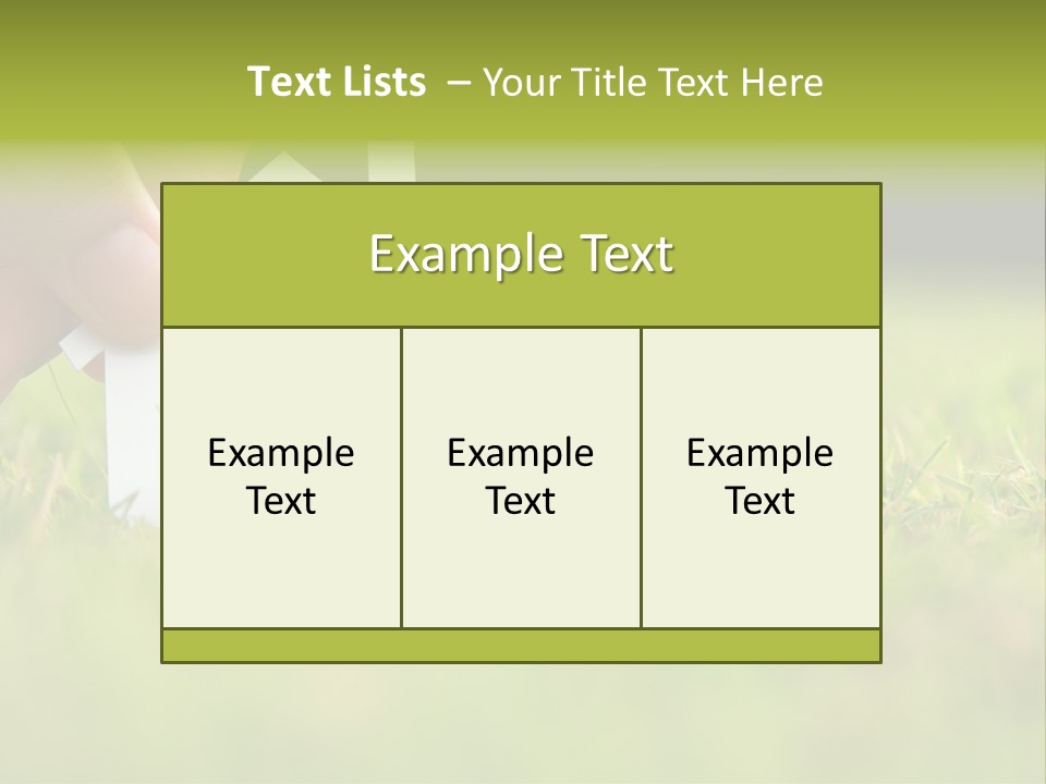 Architecture Investment Garden PowerPoint Template