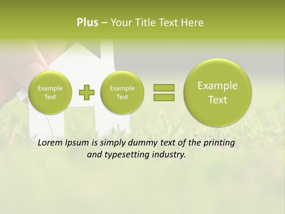 Architecture Investment Garden PowerPoint Template
