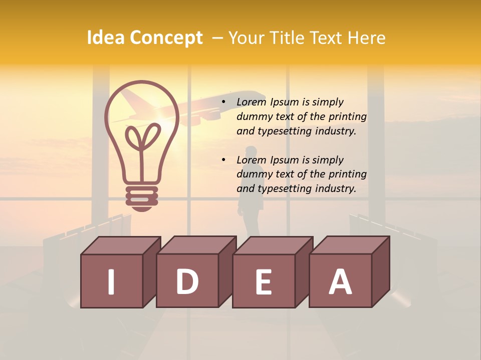 Concept Light Tall PowerPoint Template