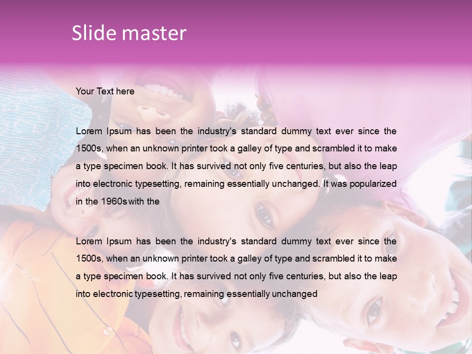 Graphic Illustration Tall PowerPoint Template