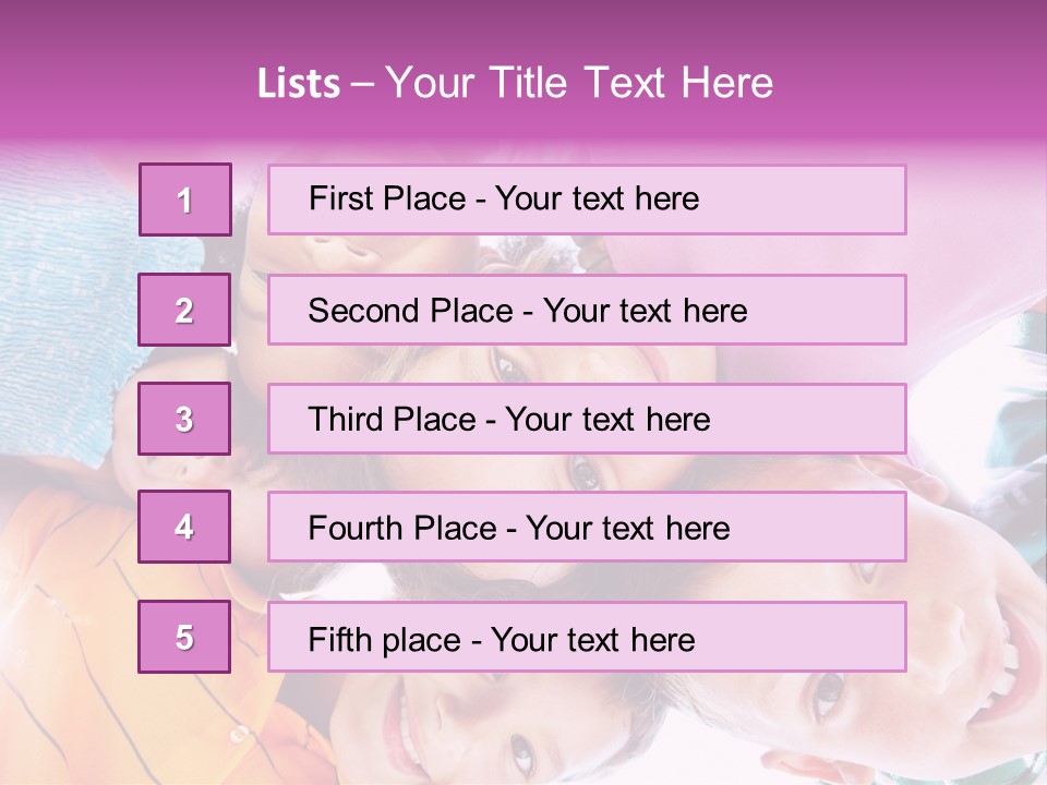 Graphic Illustration Tall PowerPoint Template