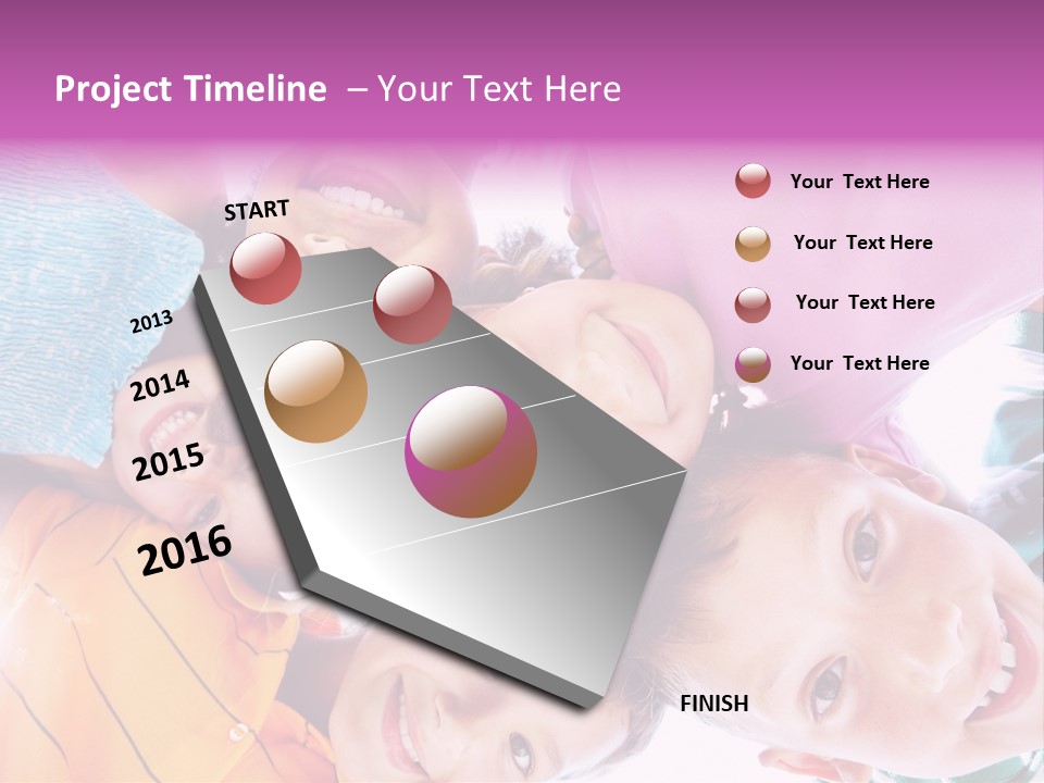 Graphic Illustration Tall PowerPoint Template