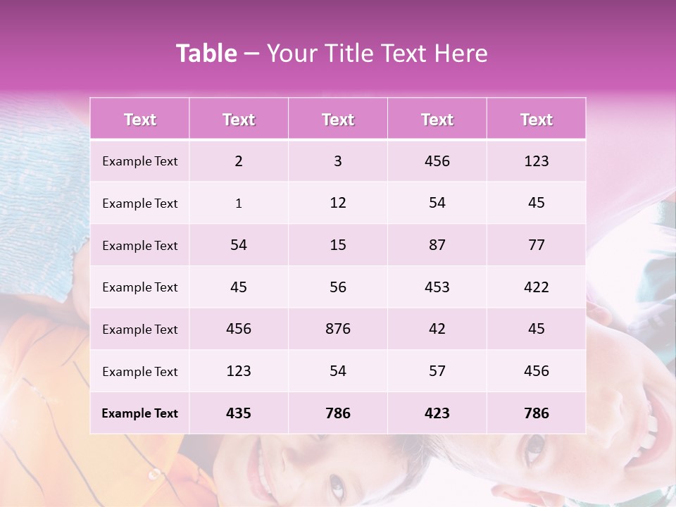 Graphic Illustration Tall PowerPoint Template