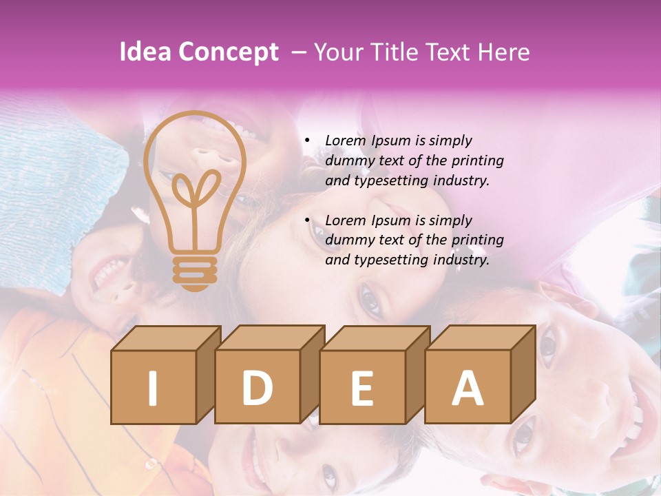 Graphic Illustration Tall PowerPoint Template