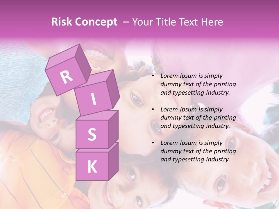 Graphic Illustration Tall PowerPoint Template