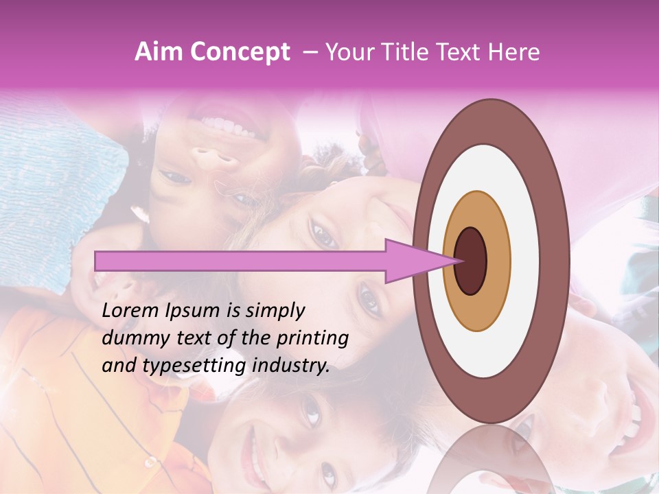 Graphic Illustration Tall PowerPoint Template