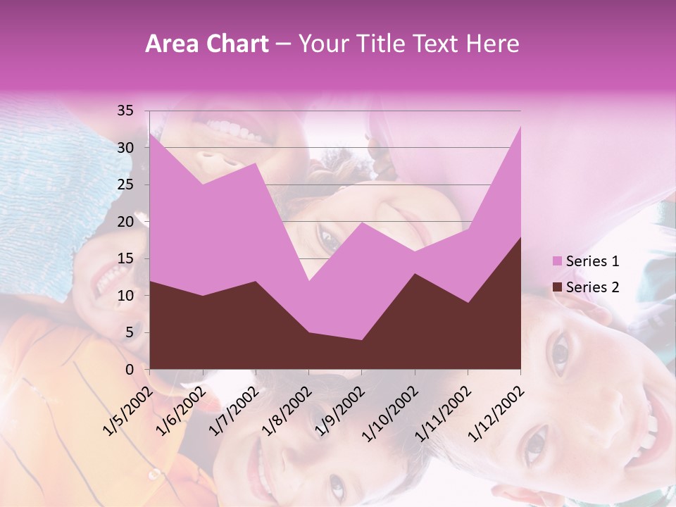 Graphic Illustration Tall PowerPoint Template