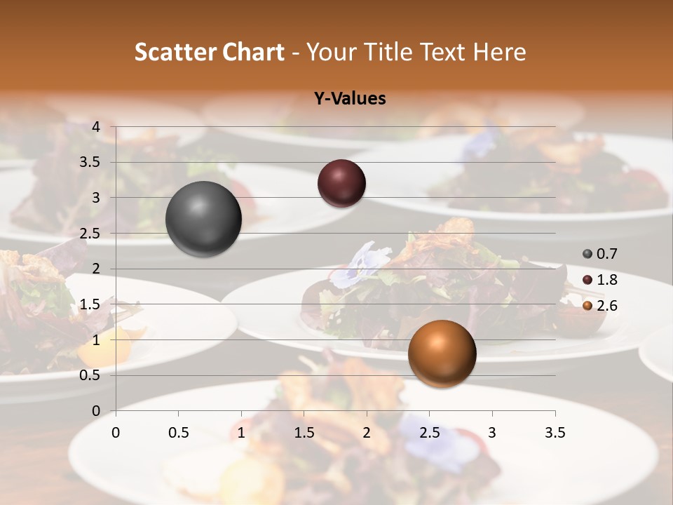 A Table Topped With White Plates Filled With Different Types Of Food PowerPoint Template
