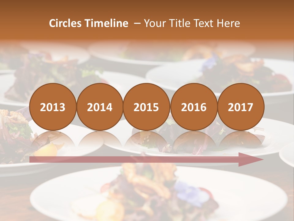 A Table Topped With White Plates Filled With Different Types Of Food PowerPoint Template