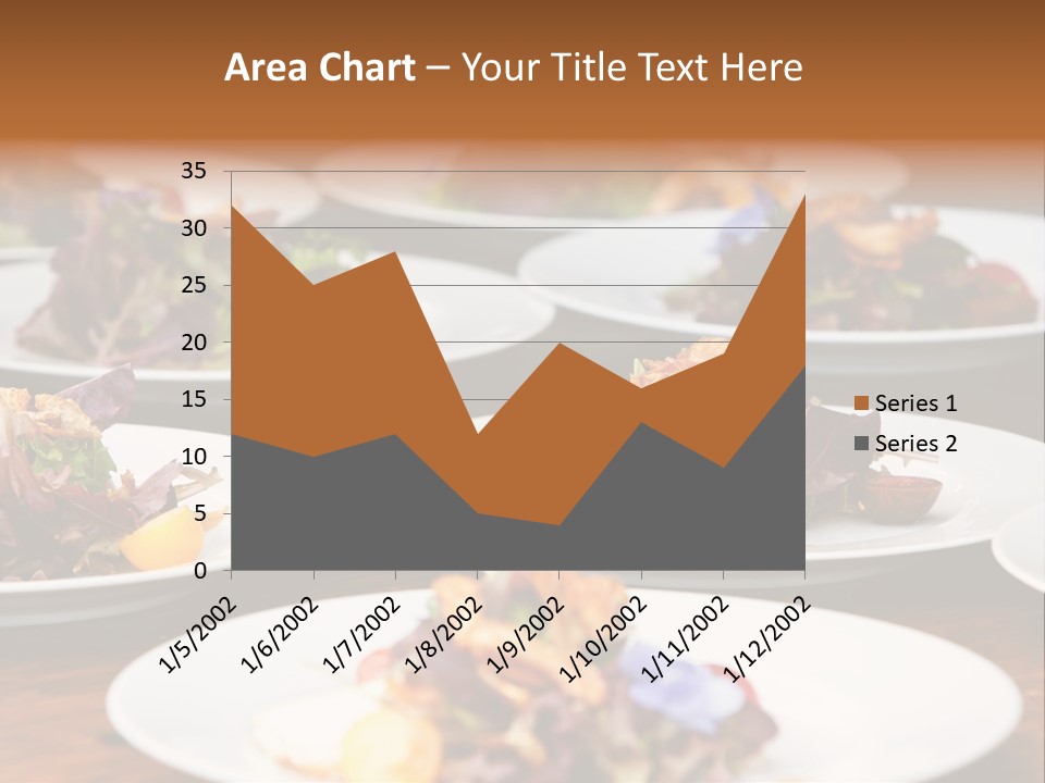 A Table Topped With White Plates Filled With Different Types Of Food PowerPoint Template