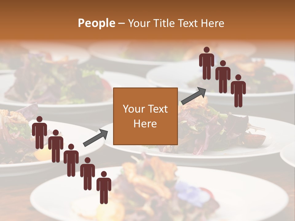 A Table Topped With White Plates Filled With Different Types Of Food PowerPoint Template