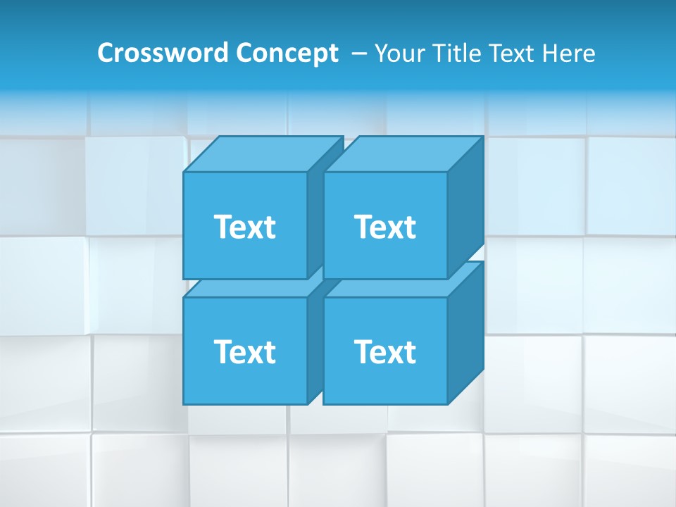 Abstract Cube Metropolis PowerPoint Template
