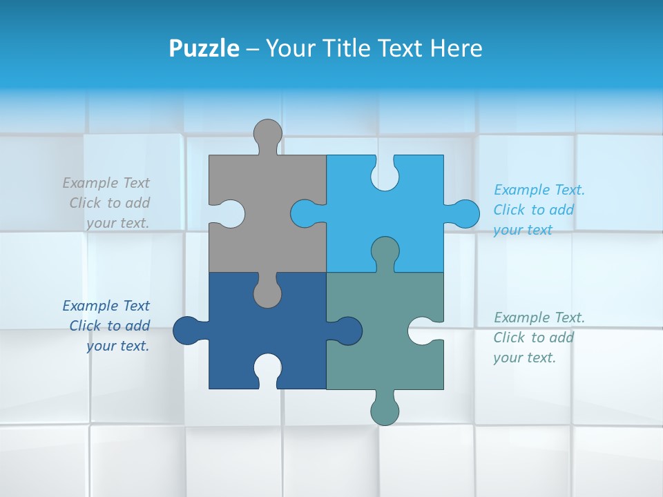 Abstract Cube Metropolis PowerPoint Template