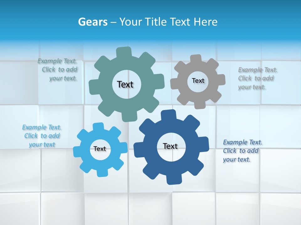 Abstract Cube Metropolis PowerPoint Template