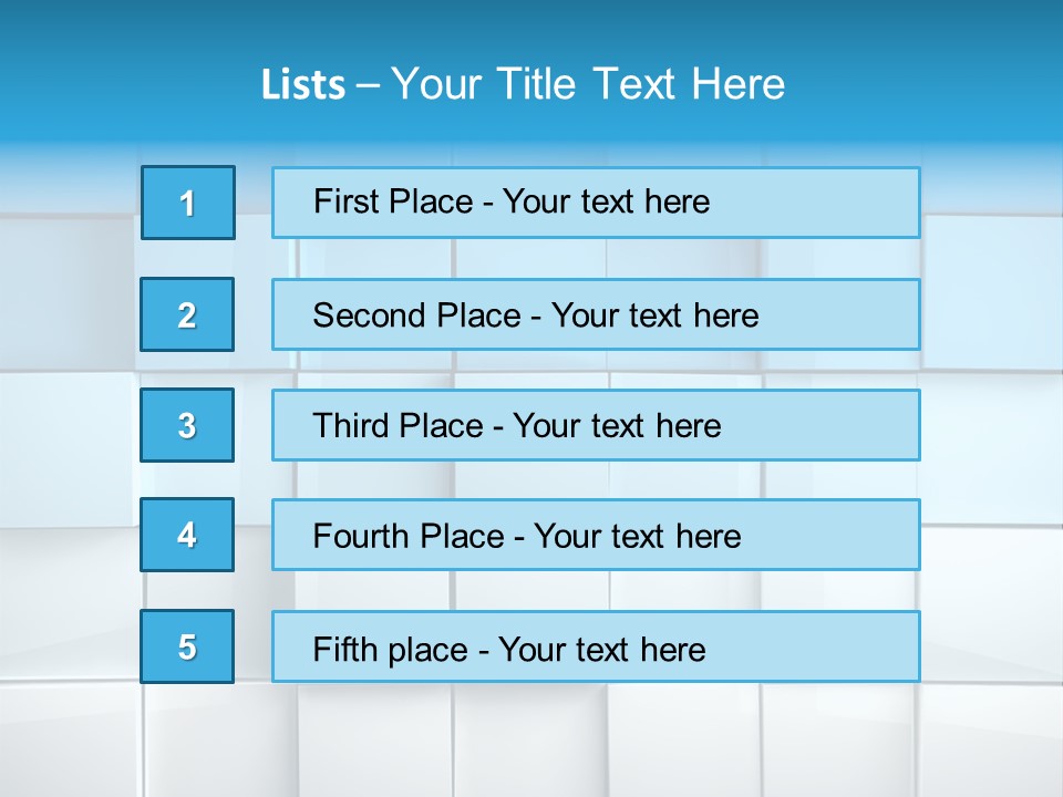 Abstract Cube Metropolis PowerPoint Template