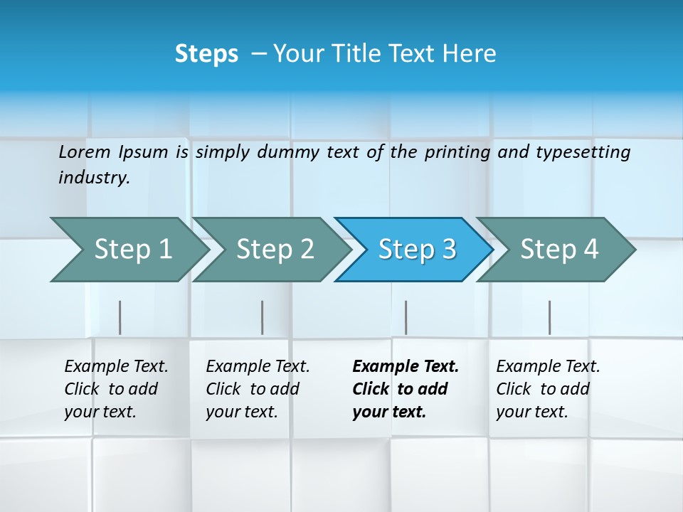 Abstract Cube Metropolis PowerPoint Template