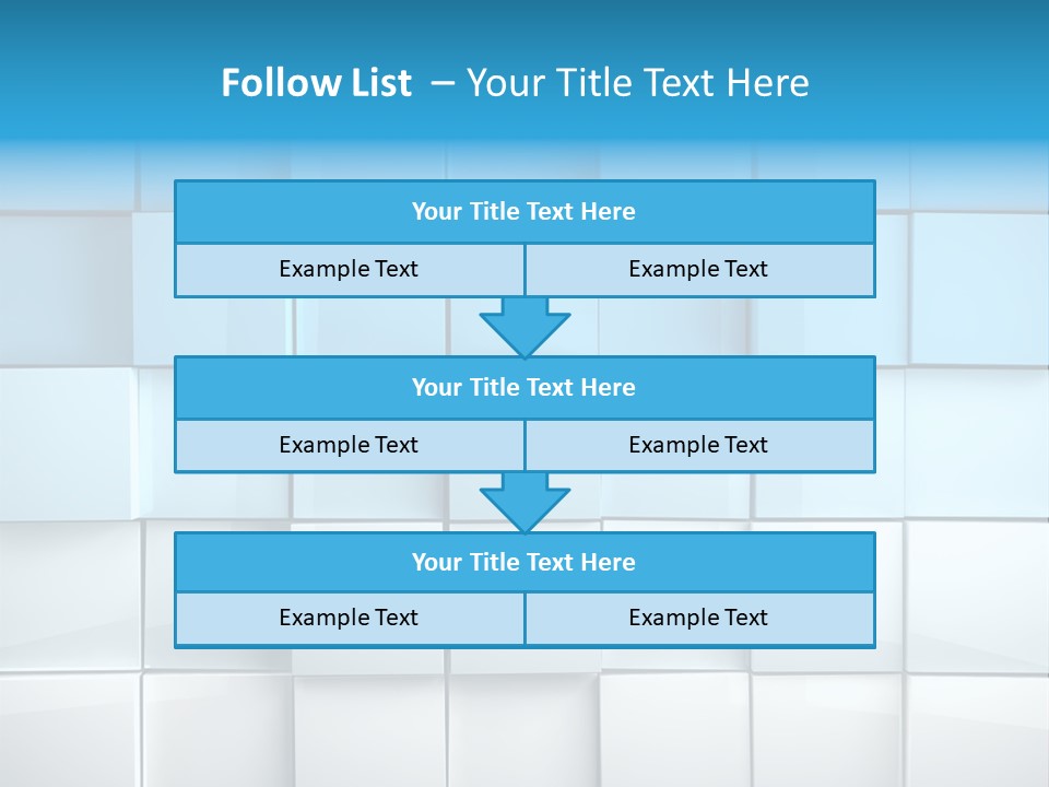 Abstract Cube Metropolis PowerPoint Template