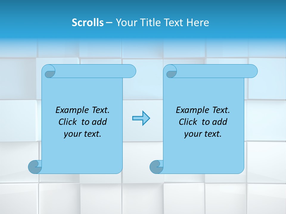 Abstract Cube Metropolis PowerPoint Template