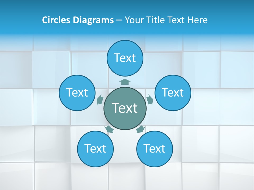 Abstract Cube Metropolis PowerPoint Template