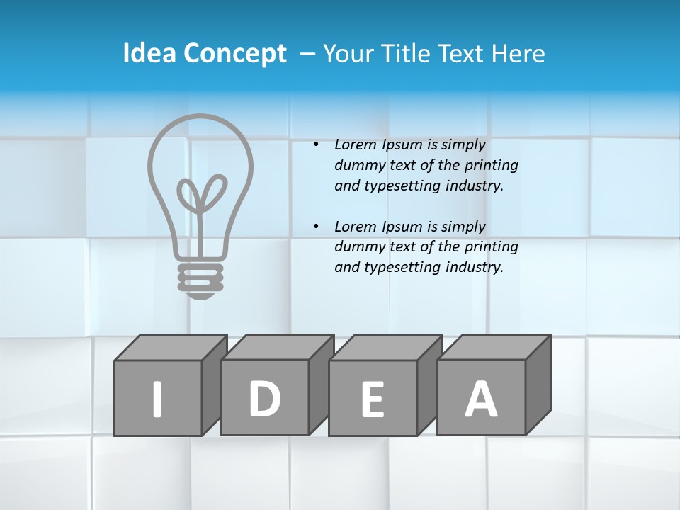 Abstract Cube Metropolis PowerPoint Template