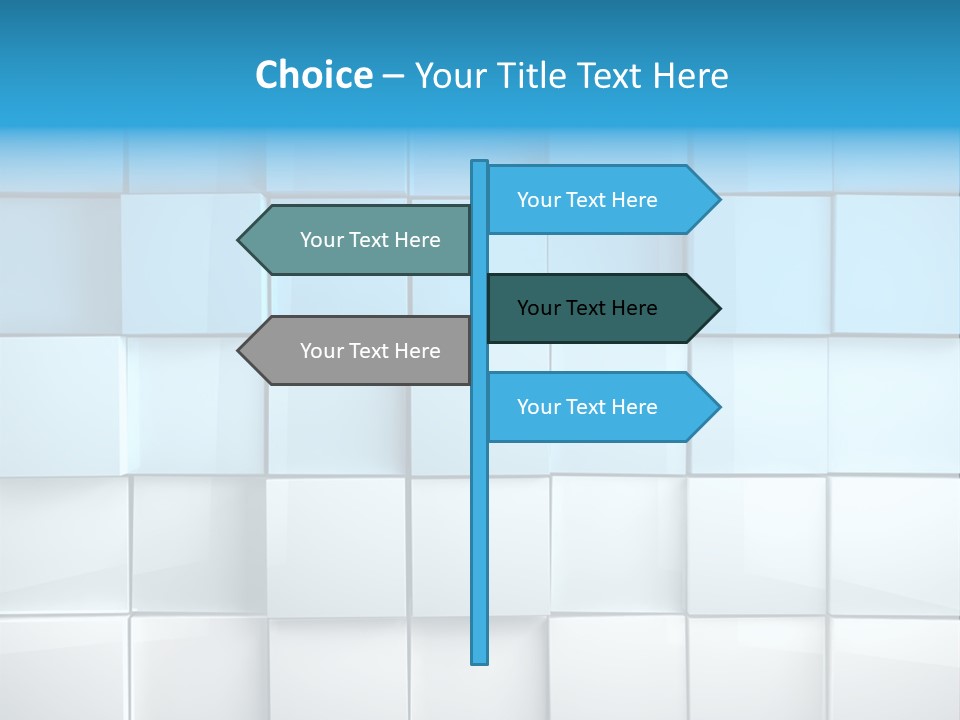 Abstract Cube Metropolis PowerPoint Template