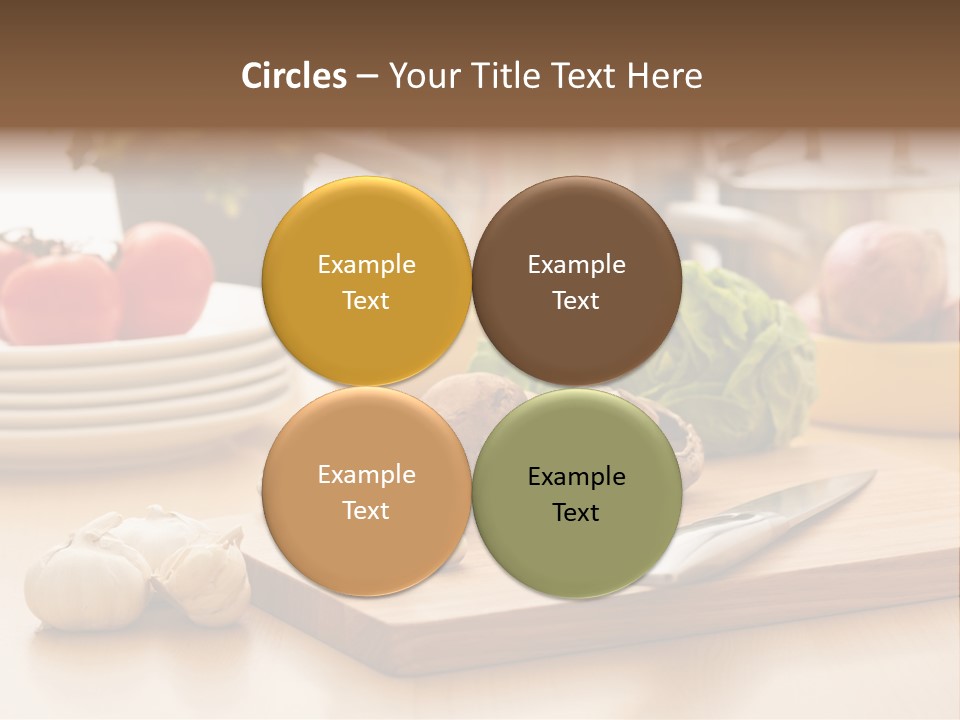 A Wooden Cutting Board Topped With Lots Of Vegetables PowerPoint Template