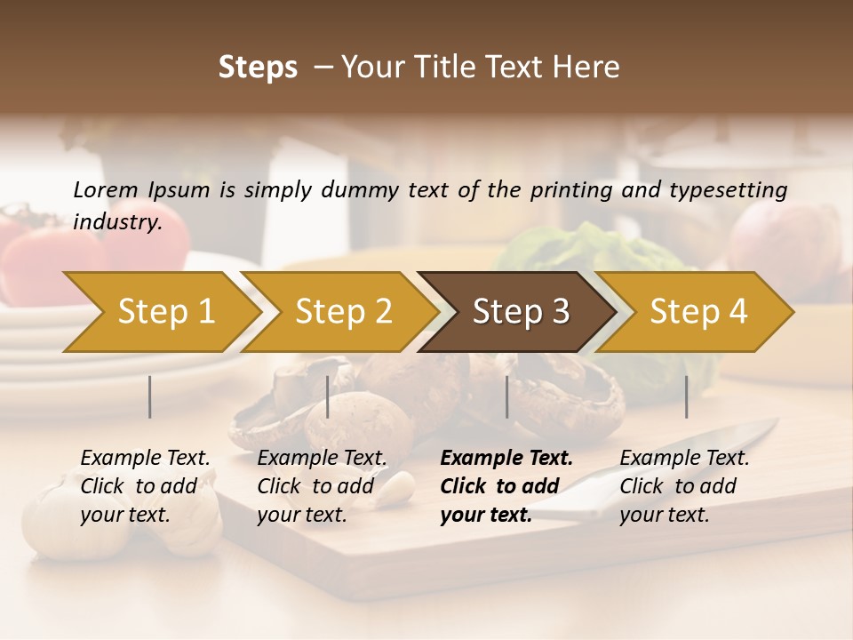 A Wooden Cutting Board Topped With Lots Of Vegetables PowerPoint Template