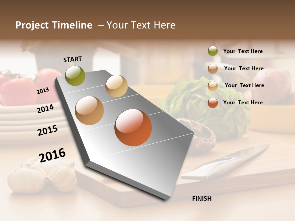 A Wooden Cutting Board Topped With Lots Of Vegetables PowerPoint Template