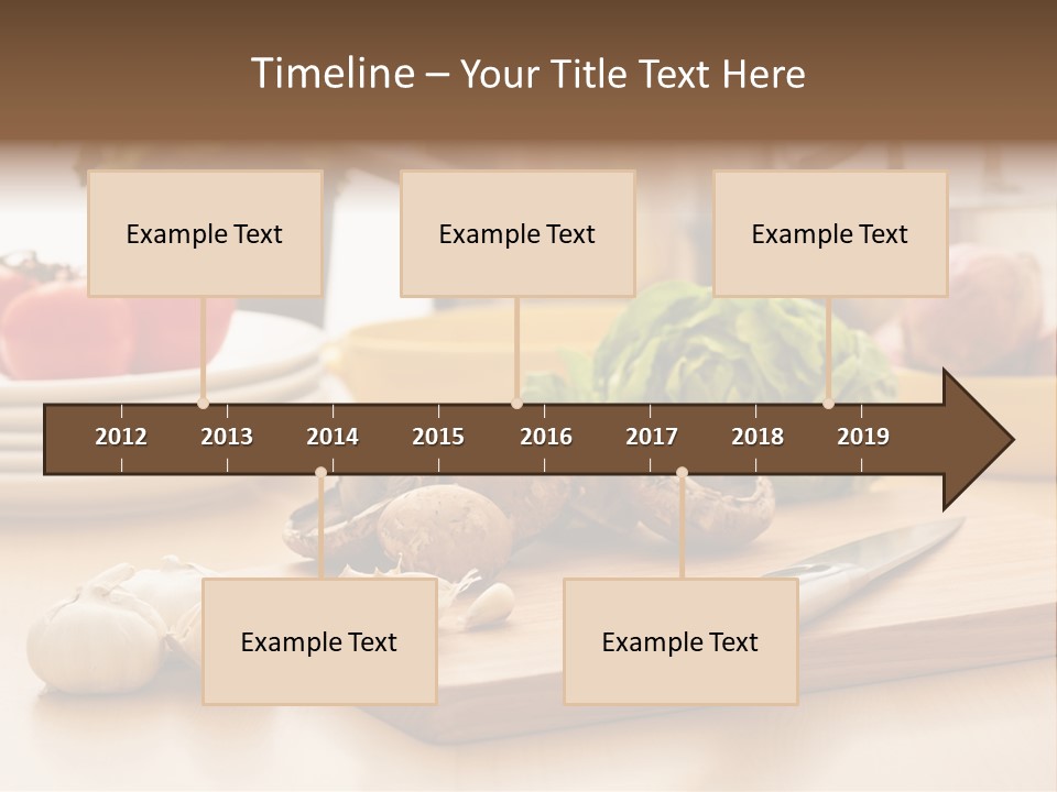 A Wooden Cutting Board Topped With Lots Of Vegetables PowerPoint Template