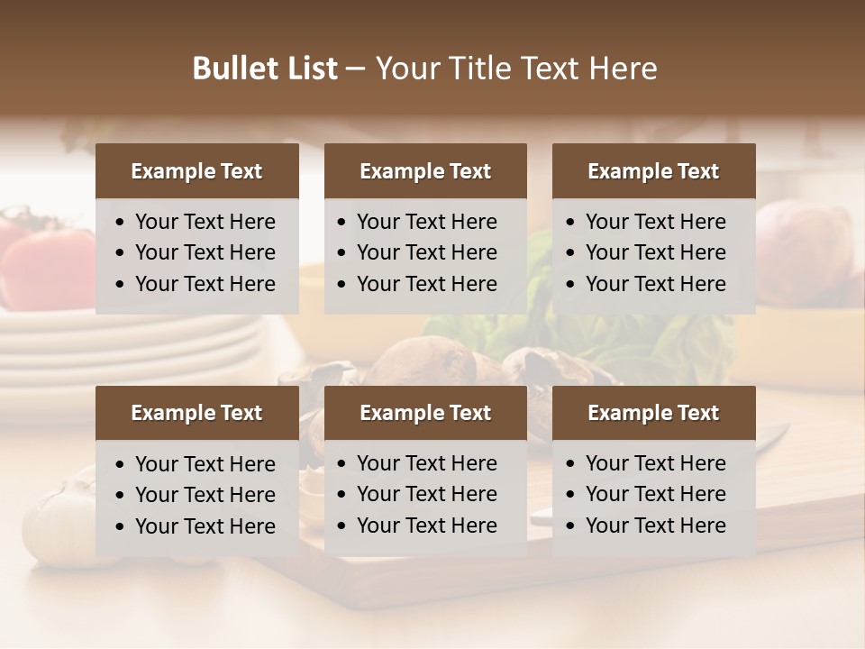 A Wooden Cutting Board Topped With Lots Of Vegetables PowerPoint Template