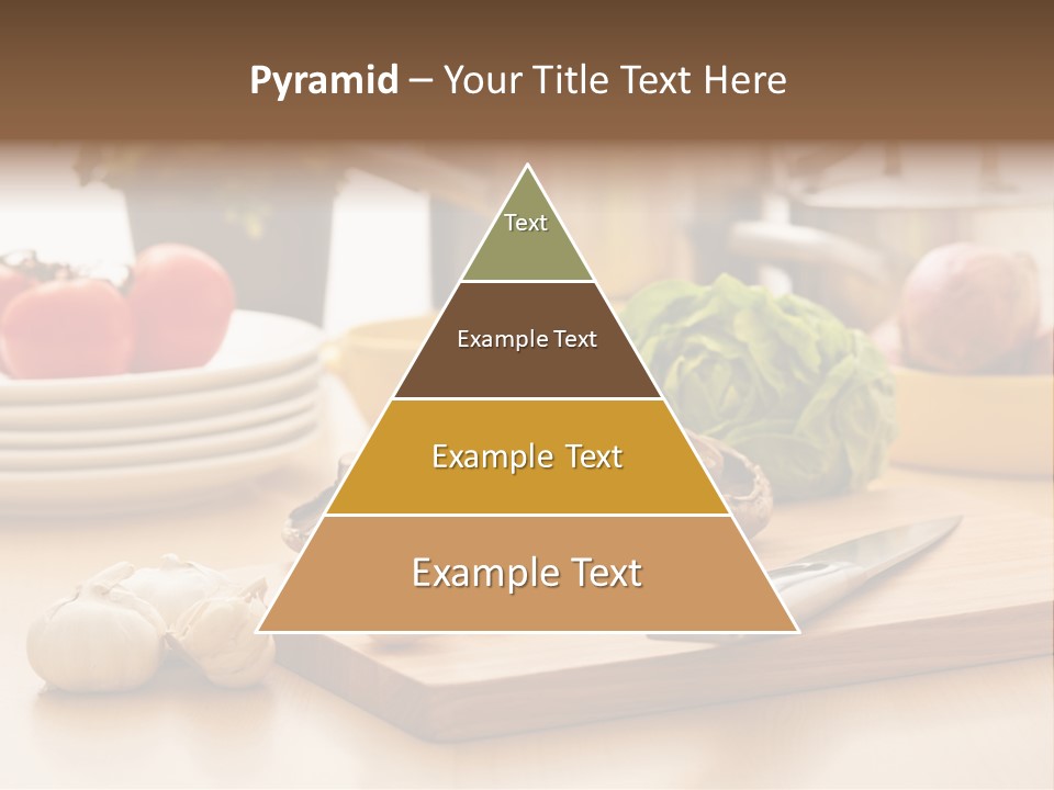 A Wooden Cutting Board Topped With Lots Of Vegetables PowerPoint Template