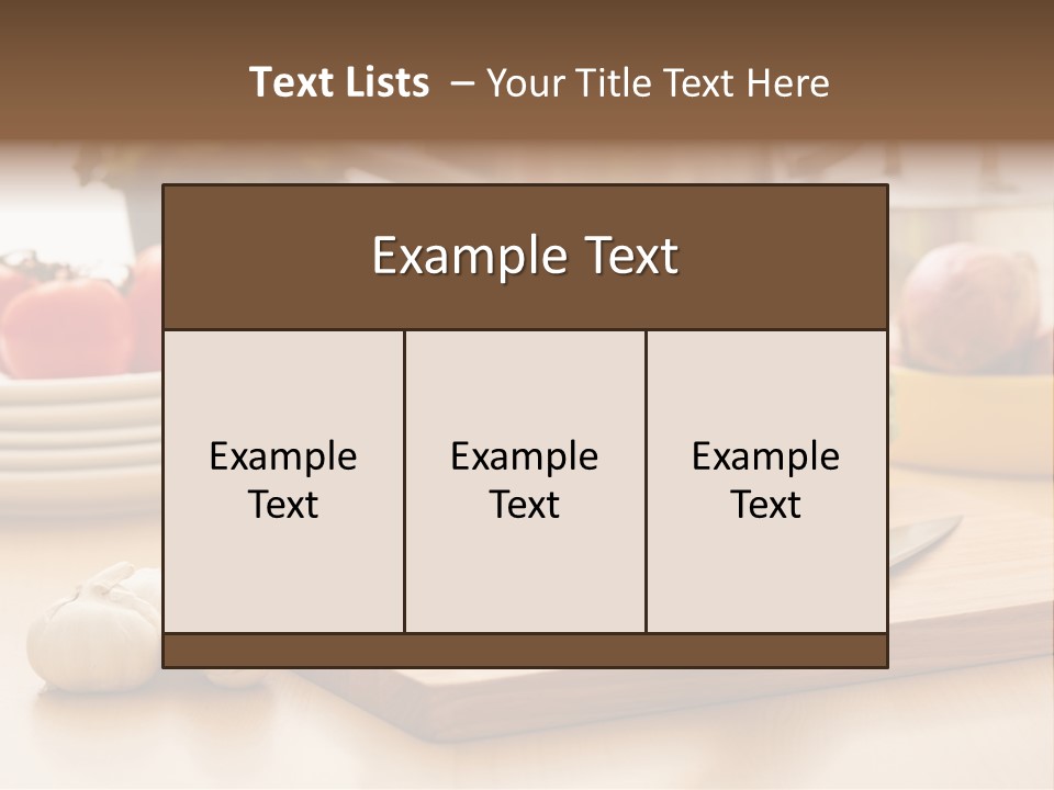 A Wooden Cutting Board Topped With Lots Of Vegetables PowerPoint Template