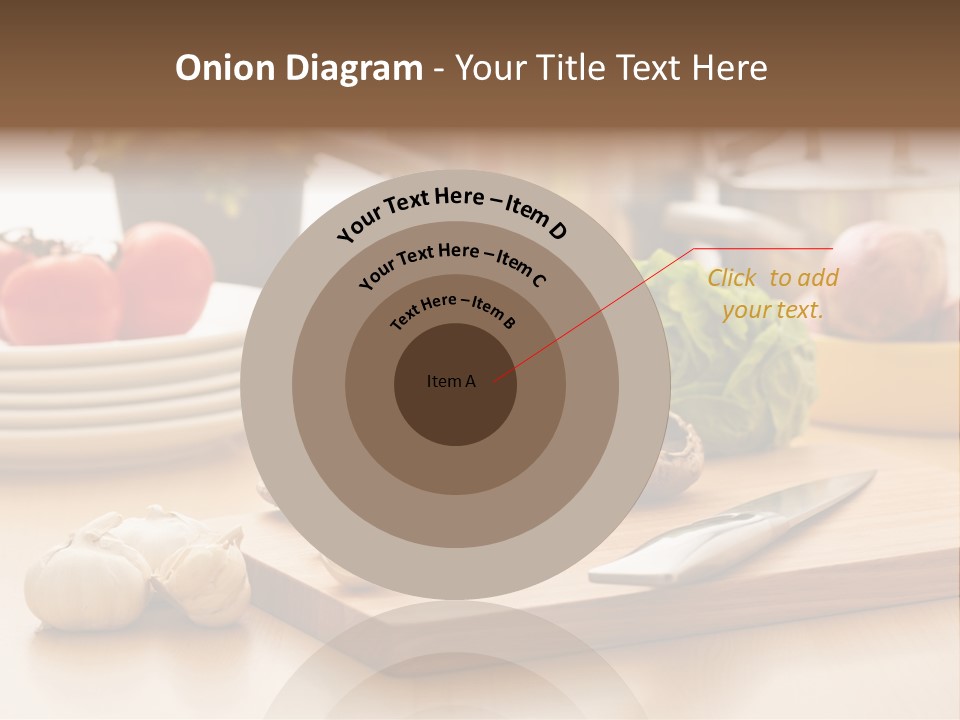 A Wooden Cutting Board Topped With Lots Of Vegetables PowerPoint Template