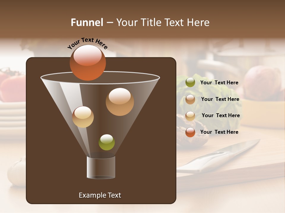A Wooden Cutting Board Topped With Lots Of Vegetables PowerPoint Template