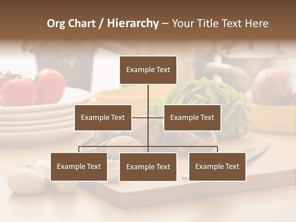 A Wooden Cutting Board Topped With Lots Of Vegetables PowerPoint Template