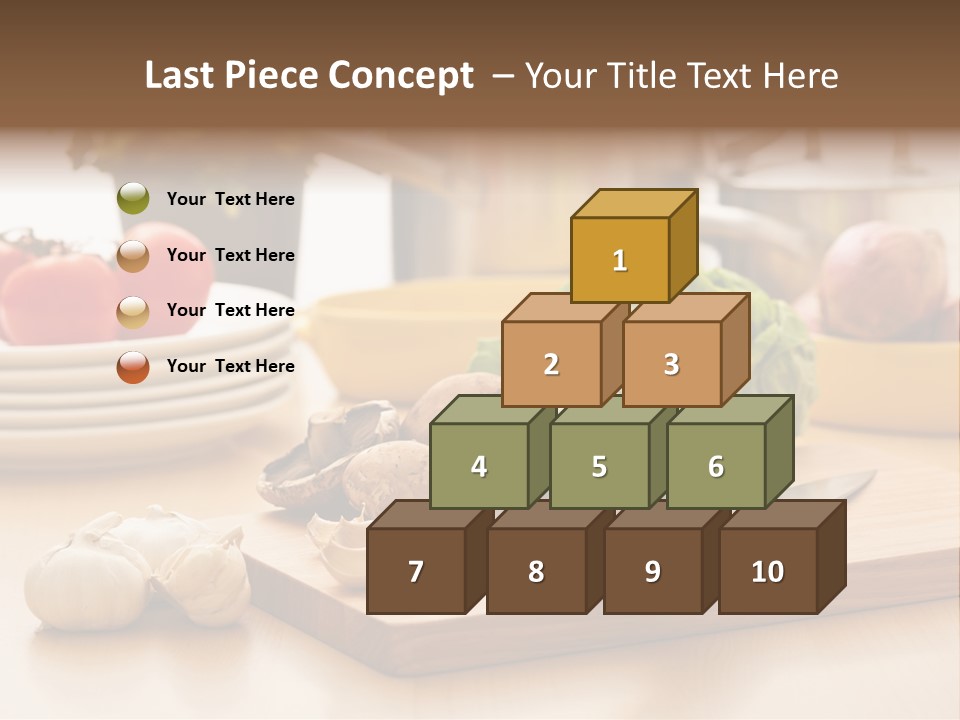 A Wooden Cutting Board Topped With Lots Of Vegetables PowerPoint Template