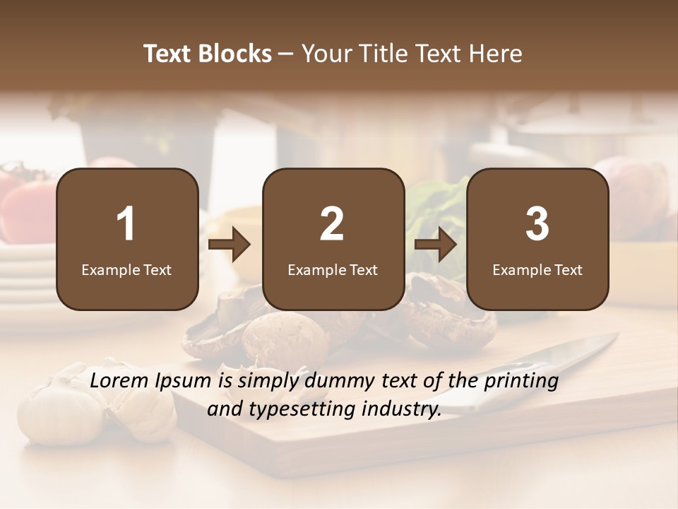 A Wooden Cutting Board Topped With Lots Of Vegetables PowerPoint Template