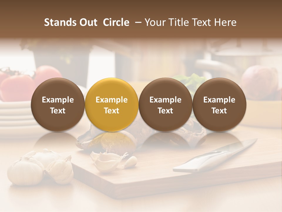 A Wooden Cutting Board Topped With Lots Of Vegetables PowerPoint Template