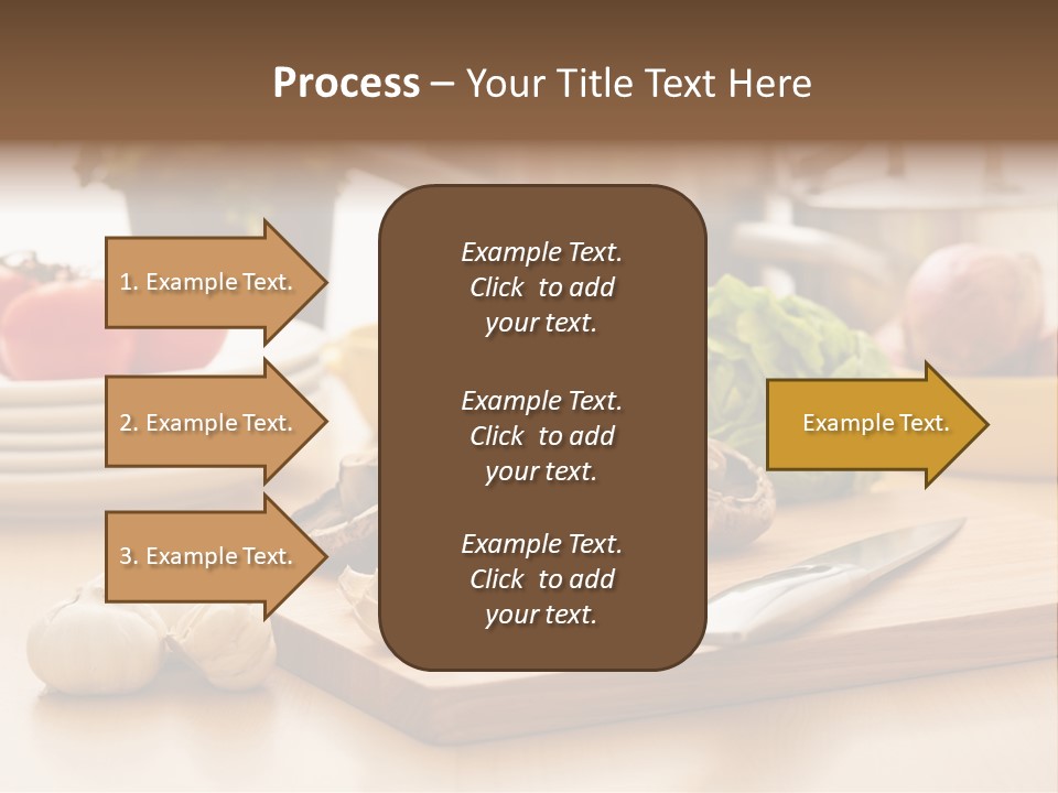 A Wooden Cutting Board Topped With Lots Of Vegetables PowerPoint Template