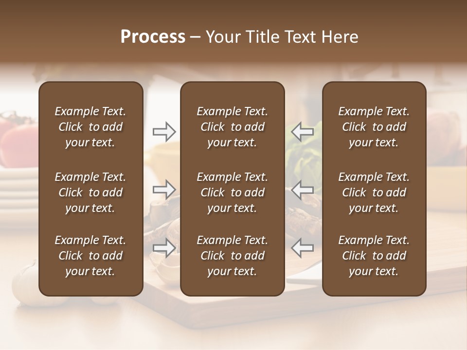 A Wooden Cutting Board Topped With Lots Of Vegetables PowerPoint Template