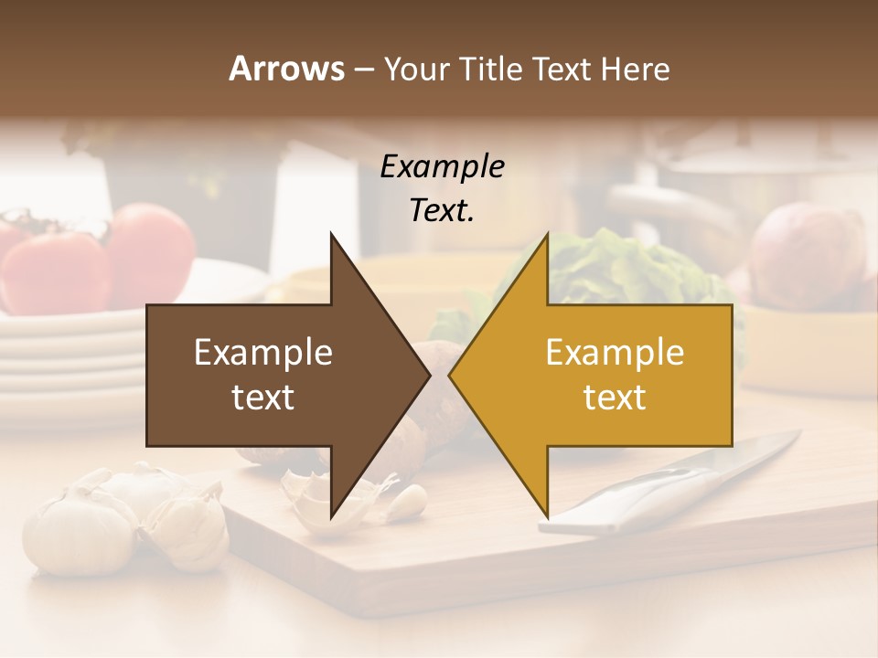 A Wooden Cutting Board Topped With Lots Of Vegetables PowerPoint Template