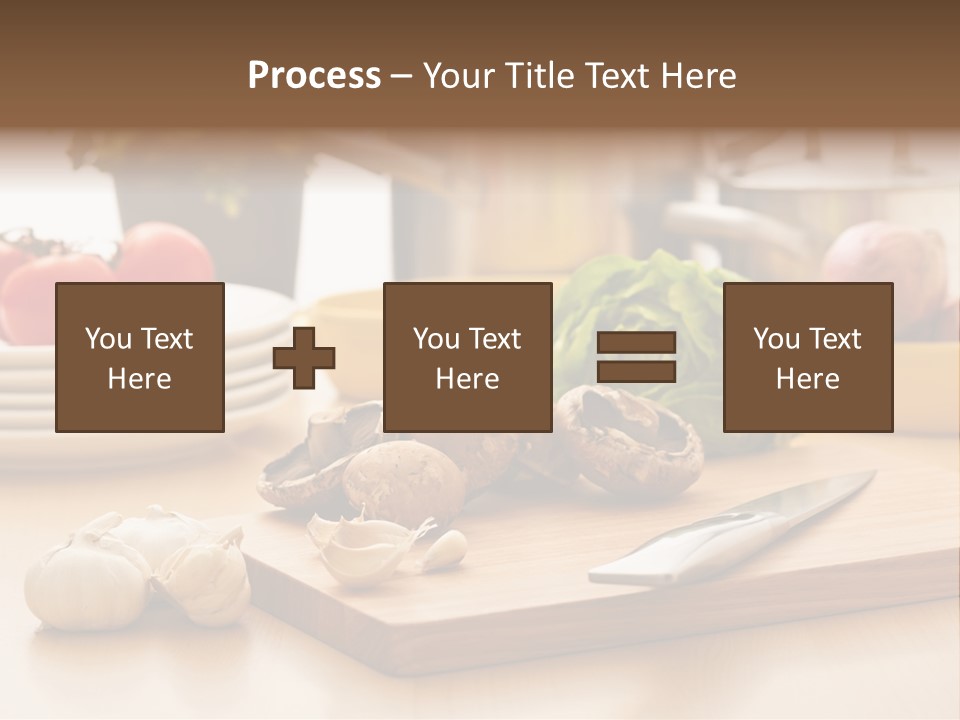 A Wooden Cutting Board Topped With Lots Of Vegetables PowerPoint Template