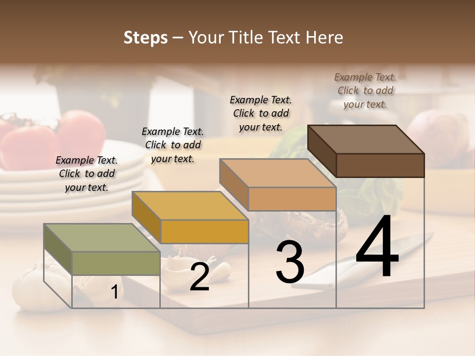 A Wooden Cutting Board Topped With Lots Of Vegetables PowerPoint Template