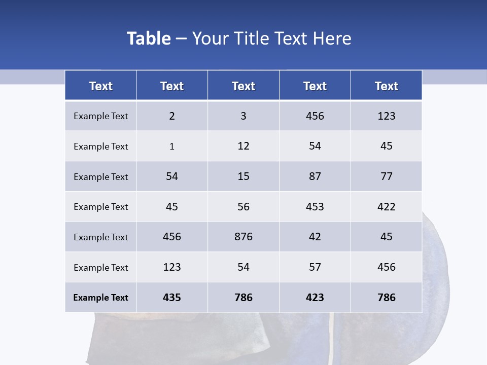 Steps Europe Blue PowerPoint Template