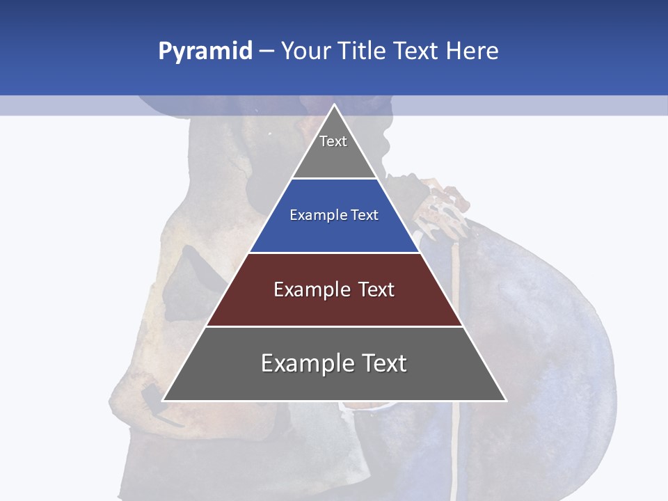 Steps Europe Blue PowerPoint Template