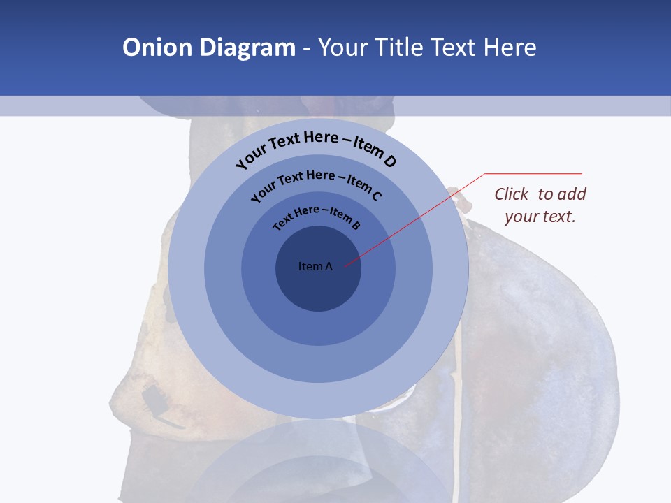 Steps Europe Blue PowerPoint Template