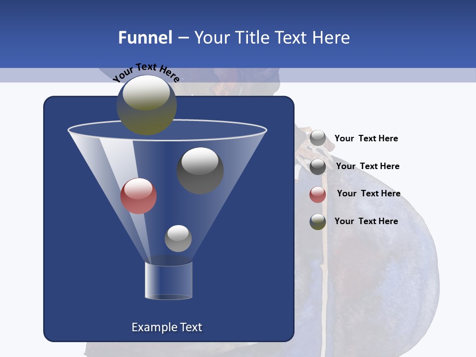 Steps Europe Blue PowerPoint Template