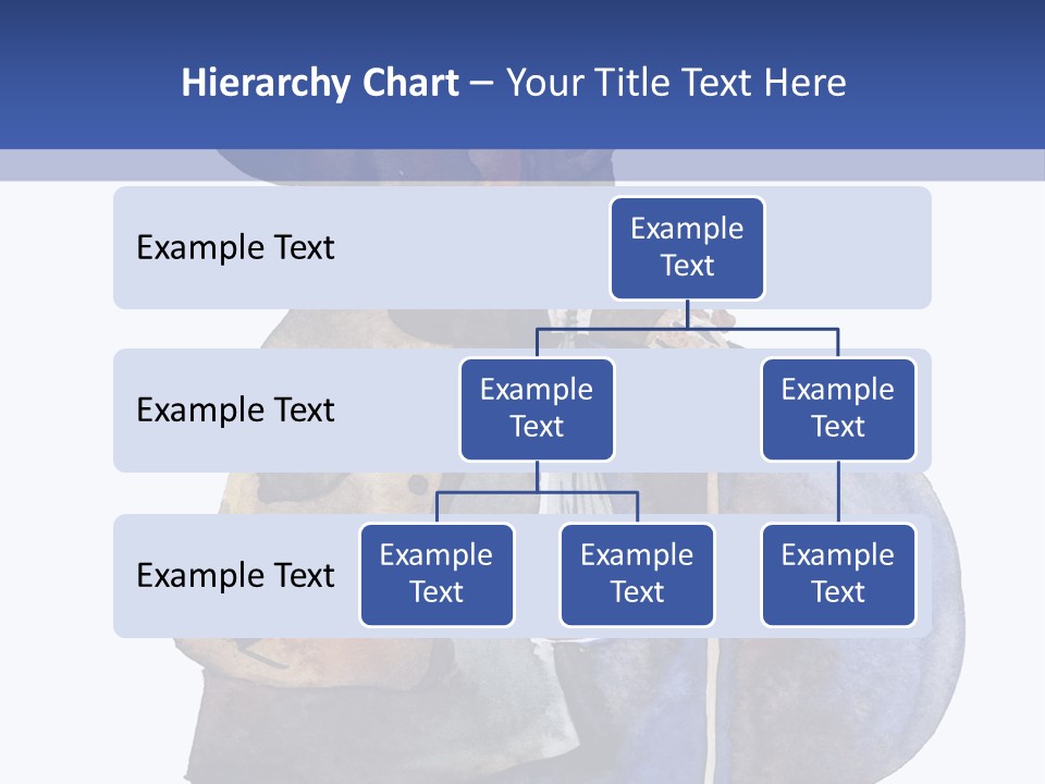 Steps Europe Blue PowerPoint Template